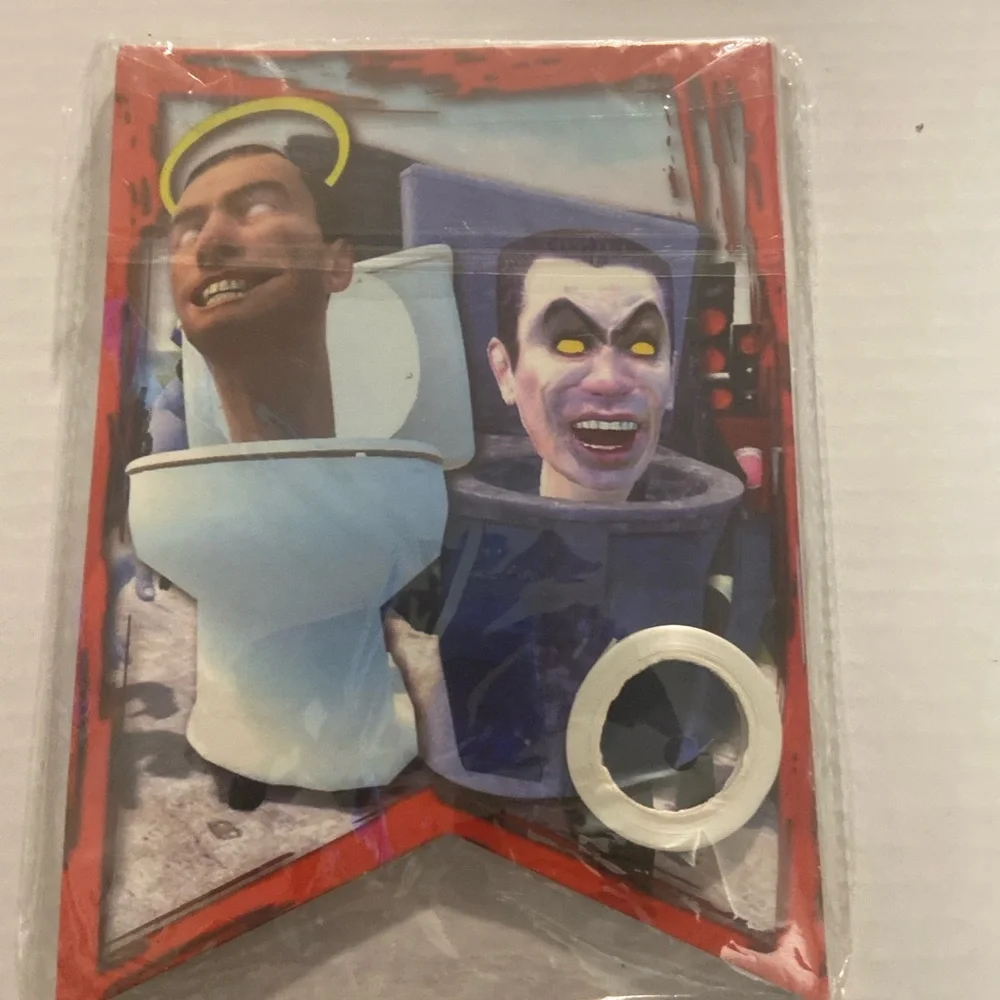skibidi toilet birthday party decorations pack…new!! - Picture 4 of 4